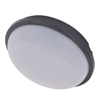 Tronic Round Black LED Bulkhead 15 Watts