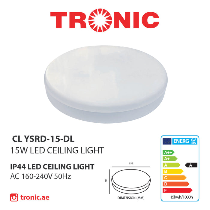 Tronic Round Led Ceiling Light 15 Watts 3 Tronic Round Led Ceiling Light 15 Watts
