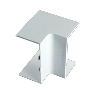 Tronic Compartment Trunking Internal Bend PVC 100mmx50mm