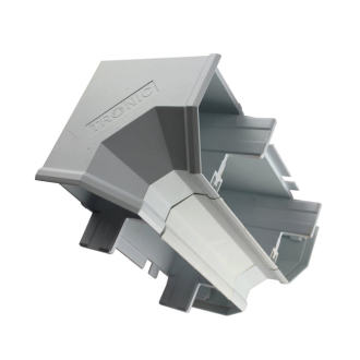 Tronic Compartment Trunking Internal Bend PVC 170mmx50mm