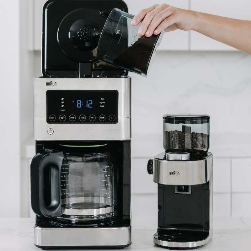 Braun Burr Grinder 500G 250W Stainless Steel Auto Off 9 Main Grind Settings &Amp; 6 Intermediate Kg701Ai-Kg7070 10 Braun Burr Grinder 500G 250W Stainless Steel Auto Off 9 Main Grind Settings &Amp; 6 Intermediate Kg701Ai-Kg7070