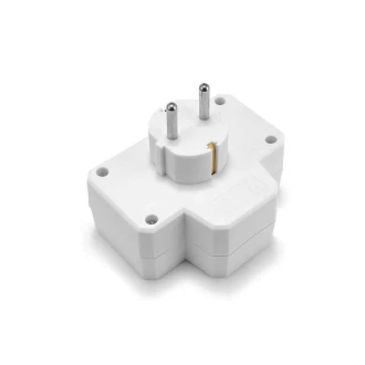 Tronic Power Strip With Switch 1-2 WAY EU Plug 2 Pin