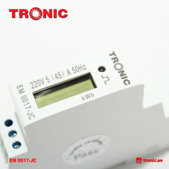 Tronic Single Phase Energy Meter EM 0017-JC