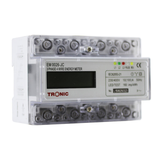 Tronic Three Phase Energy Meter EM 0026-JC