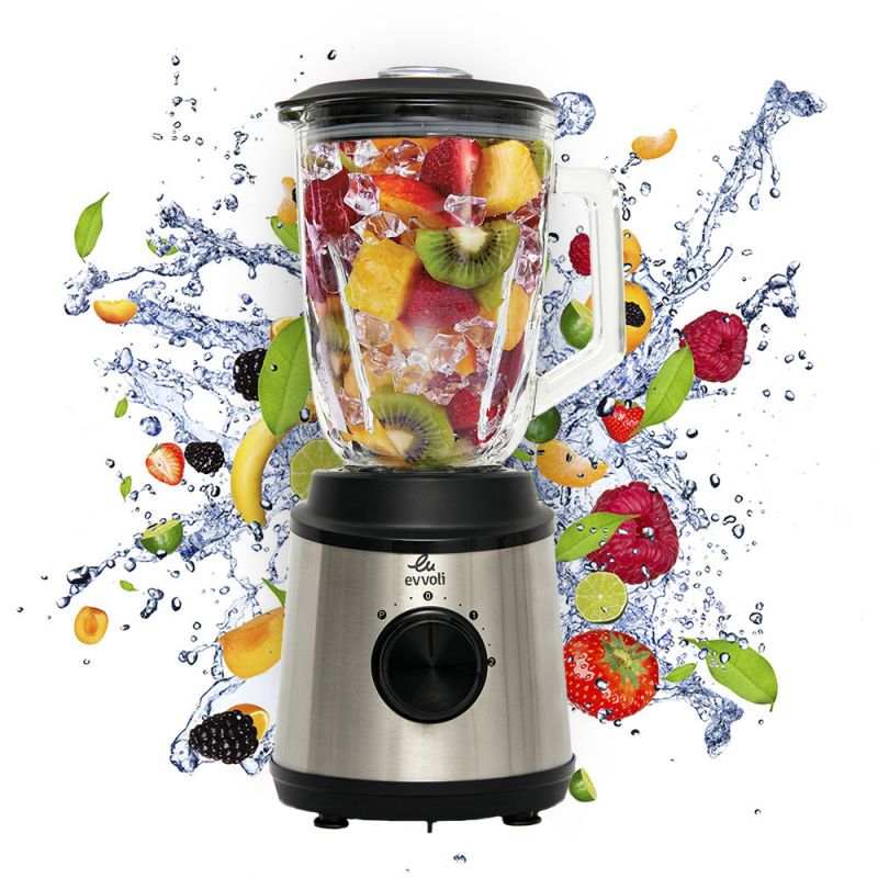 Evvoli Premium Table Blender 1.5L With Glass Jar 600W Evka-Bl15Mb 4 Evvoli Premium Table Blender 1.5L With Glass Jar 600W Evka-Bl15Mb