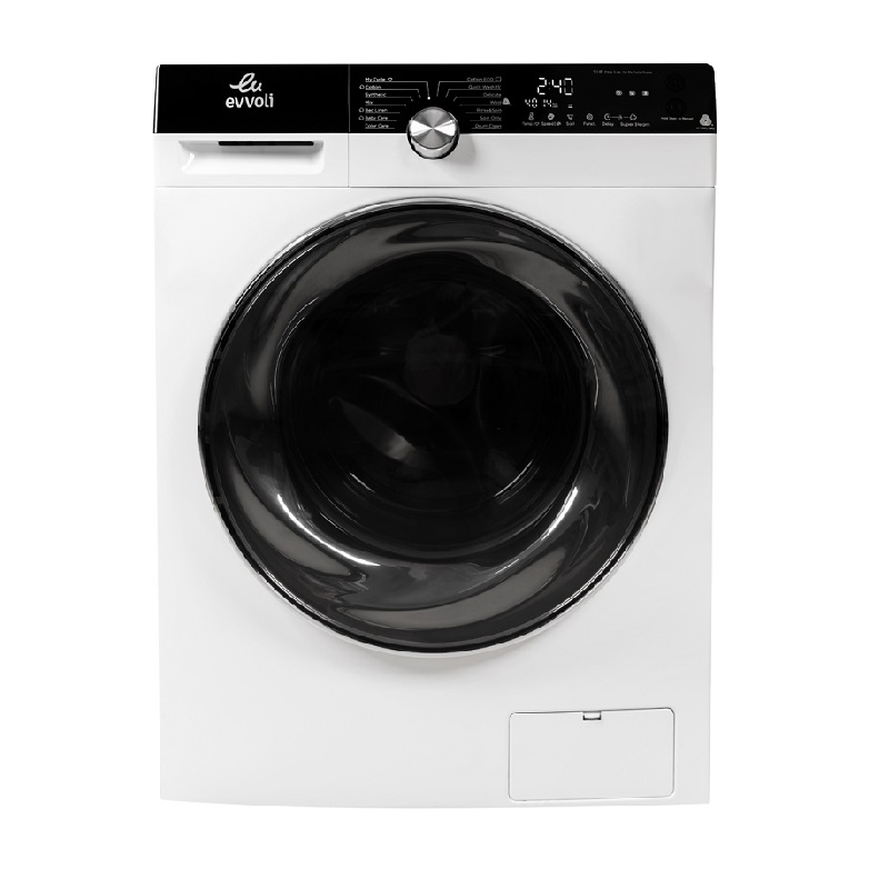 Evvoli Washing Machine 8Kg Wash 6Kg Dryer Inverter White Fcom-8/614W 1 Evvoli Washing Machine 8Kg Wash 6Kg Dryer Inverter White Fcom-8/614W