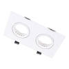 Tronic Twin Rectangular GU10 Recessed Fitting