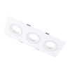 Tronic Three Way Rectangular GU10 Recessed Fitting