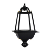 Tronic Black Garden Light Without Pole