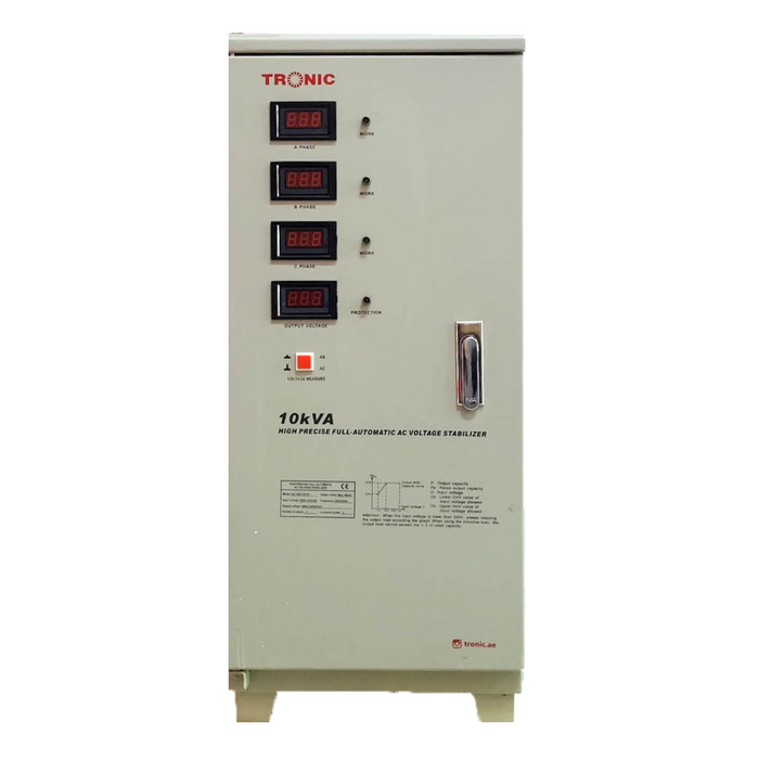 Tronic Three Phase Stabilizer 10Kv 2 Tronic Three Phase Stabilizer 10Kv