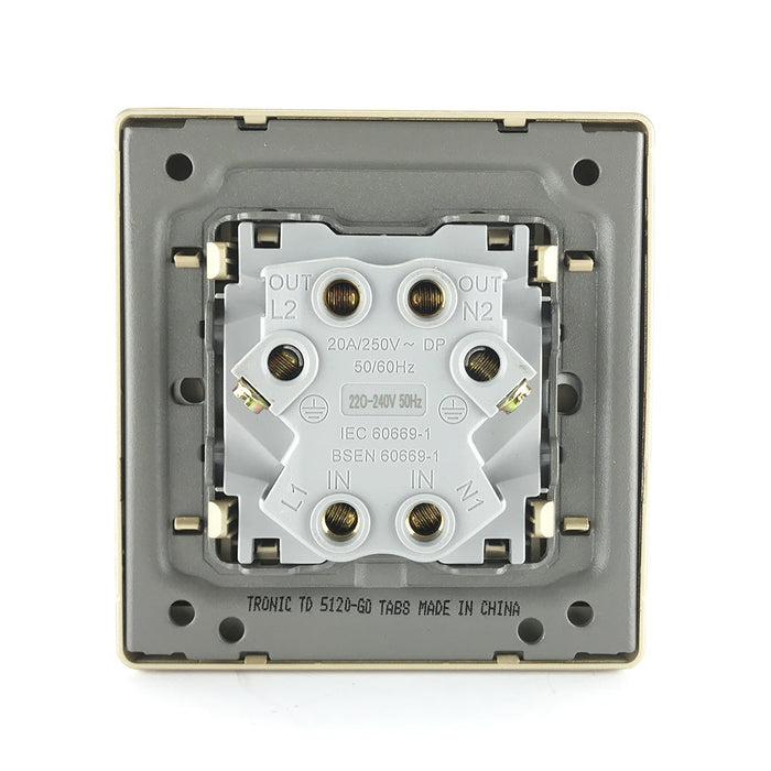 Tronic 20A Double Pole Switch 6 Tronic 20A Double Pole Switch