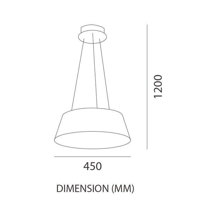 Tronic Metal White Led Changeable (3 Shades) Pendant Light 2 Tronic Metal White Led Changeable (3 Shades) Pendant Light