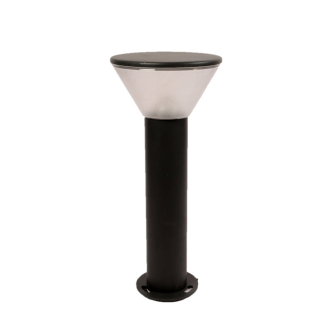 Tronic Black Cone-Shaped Garden Bollard