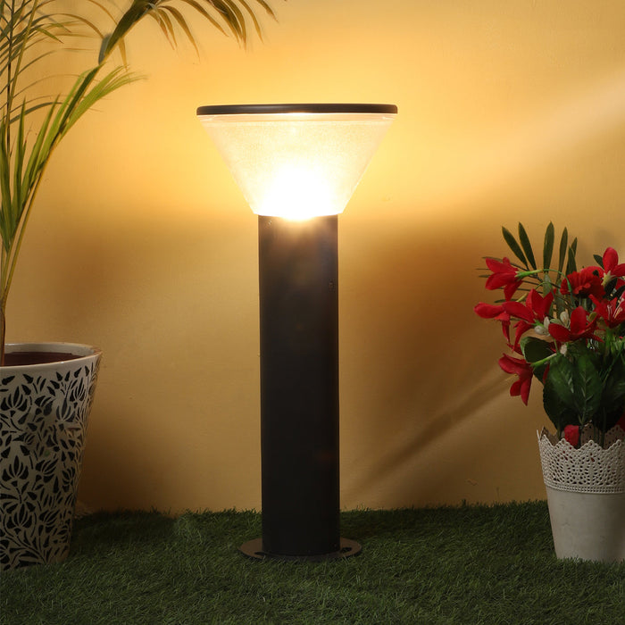 Tronic Black Cone-Shaped Garden Bollard 4 Tronic Black Cone-Shaped Garden Bollard