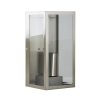 Tronic Stainless Steel Rectangular Cuboid Wall Light