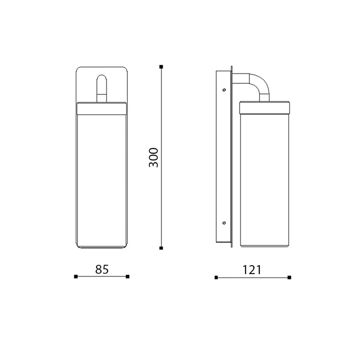 Tronic Modern Wall Lantern 3 Tronic Modern Wall Lantern