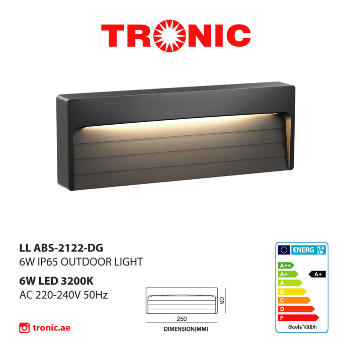 Tronic Rectangular Wall Light 3 Tronic Rectangular Wall Light