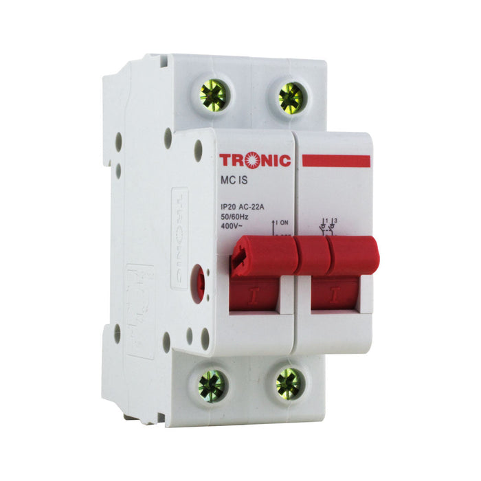 Tronic Double Pole Isolator 40A 1 Tronic Double Pole Isolator 40A