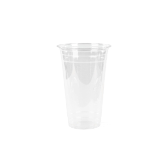 Khaleej Pack Clear Pet Glass 16 OZ with Dome Lid (Pack of 1000)