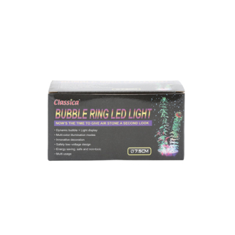 Classica Bubble Ring LED Light 7.5cm with Dynamic Bubble & Light Display (Multicolour)