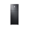 Samsung Refrigerator 460L Double Door, Top Freezer with Twin Cooling Plus, Digital Inverter Technology, TMF, DIT, Air Hygienically, LED Lighting, Black RT60K6341BS/RT46K6341BS