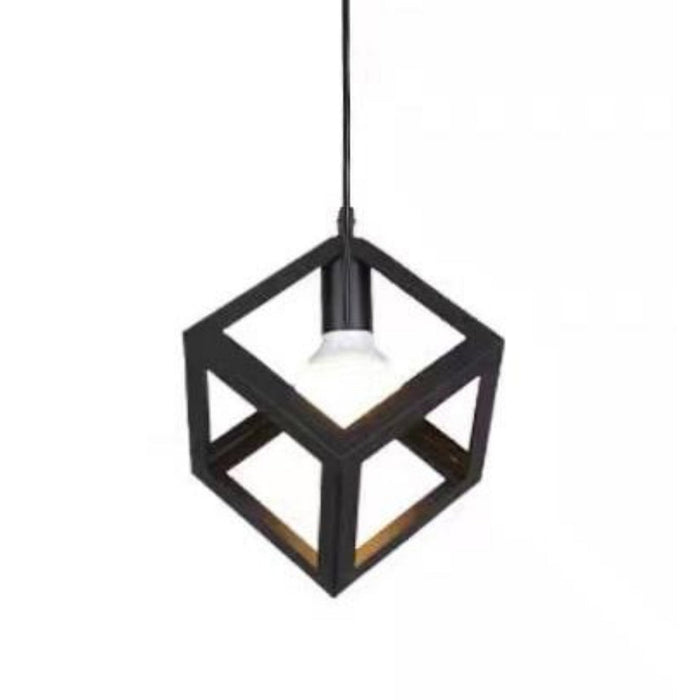Tronic Black Square Cage Pendant Light 1 Tronic Black Square Cage Pendant Light