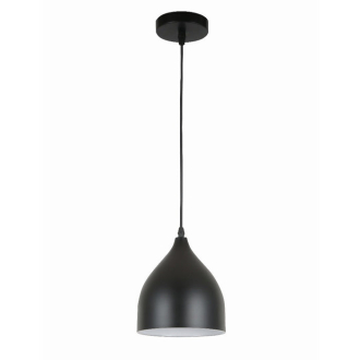Tronic Small Black Dome Pendant