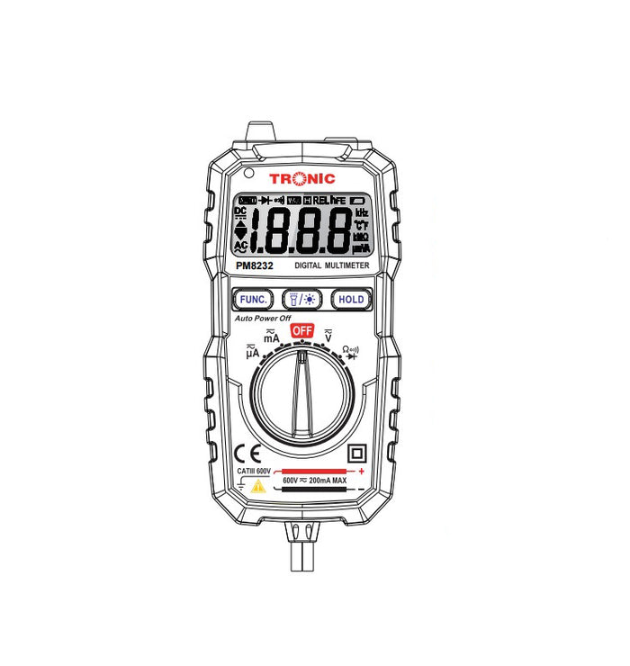 Tronic Mini Digital Multimeter 3 Tronic Mini Digital Multimeter