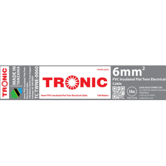 Tronic 6 mm Flat Twin Cable