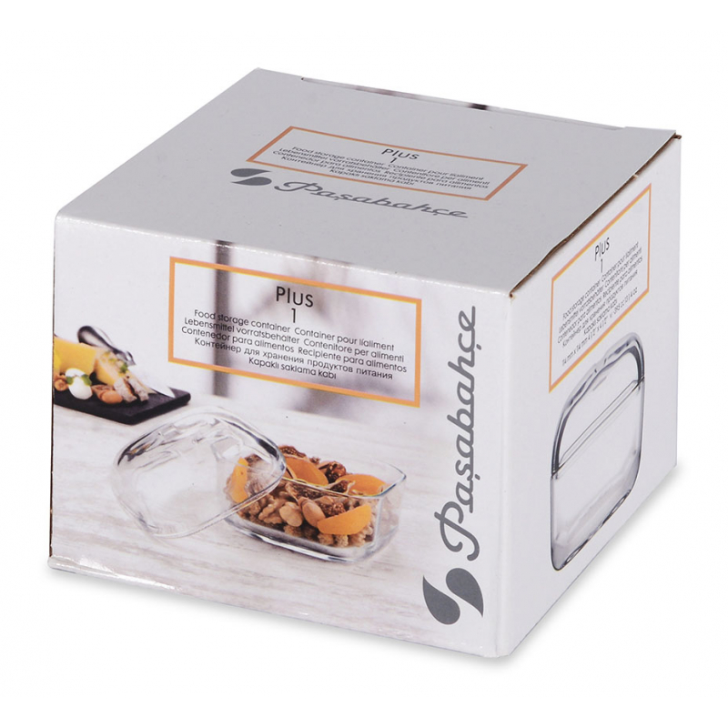 Pasabahce Plus Food Container Glass 415Ml Stackable 96887 5 Pasabahce Plus Food Container Glass 415Ml Stackable 96887
