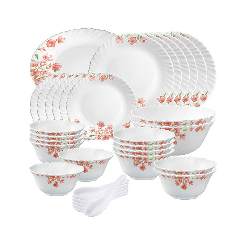 La Opala Dinner Set Aster Pink Classique 38 Pieces Lp038 1 La Opala Dinner Set Aster Pink Classique 38 Pieces Lp038