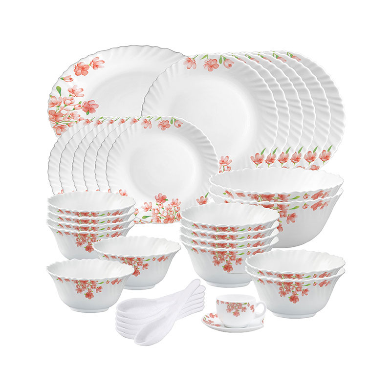 La Opala Dinner Set Aster Pink Classique 44 Pieces Lp044 1 La Opala Dinner Set Aster Pink Classique 44 Pieces Lp044