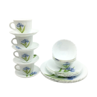 La Opala Dinner Set Royal Iris Classique 20 Pieces LR020