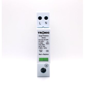 Tronic Surge Protection Single Pole 40KA
