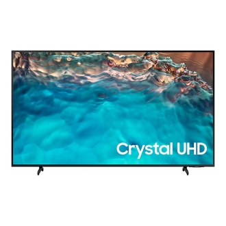 Samsung 75" LED 4K Crystal UHD Smart TV, Air Slim Design, Q-Symphony, Game Mode, Smart Connectivity, SolarCell Remote 75BU8000