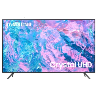 Samsung 65" Crystal UHD 4K Smart TV Class CU7000 Series with PurColor, Motion Xcelerator, UHD Upscaling, Q-Symphony, Game Hub 65CU7000