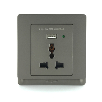 Tronic Single Socket with USB