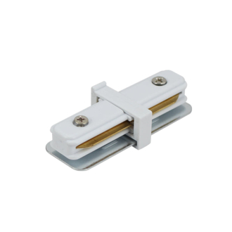 Tronic White Tracklight Connector with 2 Wires