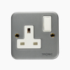 Tronic Single Metal Clad Socket 13Amps