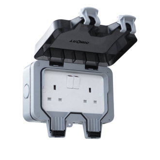 Tronic Twin Waterproof Socket 13Amps