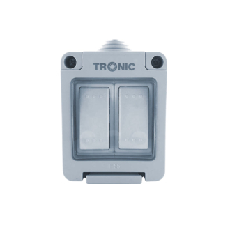 Tronic Waterproof 2 Gang 2 Way Switch