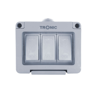 Tronic Waterproof 3 Gang 2 Way