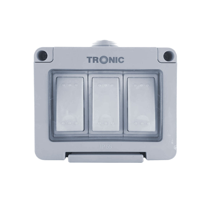 Tronic Waterproof 3 Gang 2 Way 1 Tronic Waterproof 3 Gang 2 Way