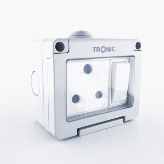 Tronic Waterproof Single Socket 15Amps