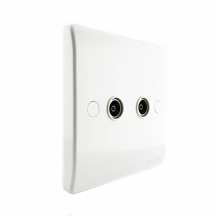 Tronic Television Socket 2 Gang 2 Tronic Television Socket 2 Gang