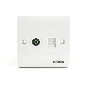Tronic TV and RJ11 Socket