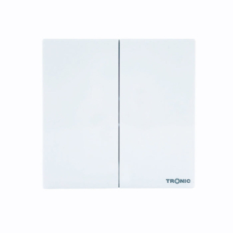 Tronic Big Button 2 Gang 2 Way Switch