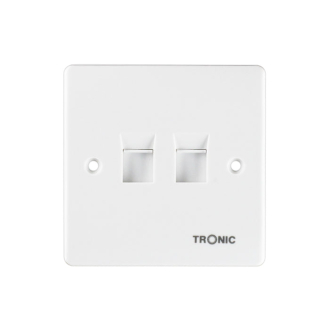 Tronic Telephone Socket RJ11 and Data Socket RJ45