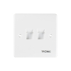 Tronic Telephone Socket White RJ11 6 Line