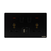 Tronic Universal Switch Socket Twin with USB + Type C